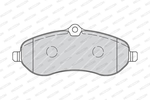 FERODO FVR1771 - Комплект тормозных колодок, дисковый тормоз PREMIER ECO FRICTION