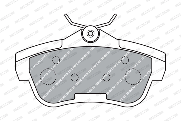 FERODO FVR1772 - Комплект тормозных колодок, дисковый тормоз PREMIER ECO FRICTION