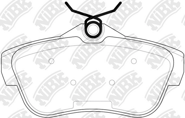 NIBK PN0534 - Тормозные колодки 