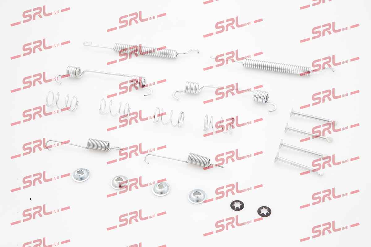 SRLINE S77-0012 - Ремкомплект тормозных колодок ручника