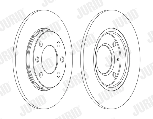 JURID 561555JC - Тормозные диски