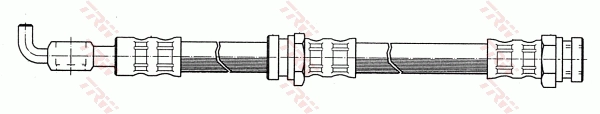 TRW PHD122 - Тормозные шланги