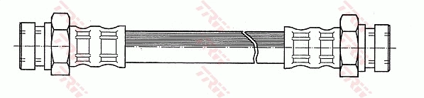 TRW PHA368 - Тормозные шланги