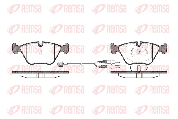 REMSA 0270.22 - Тормозные колодки 