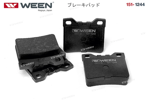 WEEN 151-1244 - Тормозные колодки 