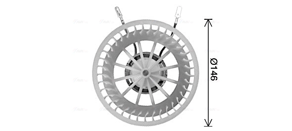 AVA QUALITY COOLING FT8483 - Моторчик печки