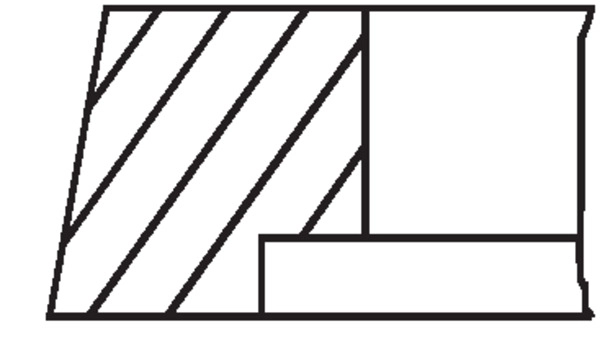 MAHLE 009 50 N0 - Поршневые кольца