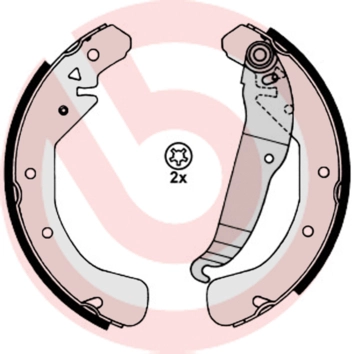 BREMBO S 59 517 - Комплект тормозных колодок ESSENTIAL LINE