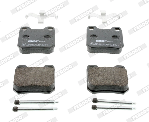 FERODO FDB525 - Комплект тормозных колодок, дисковый тормоз PREMIER ECO FRICTION