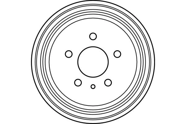TRW DB4285 - Тормозной барабан