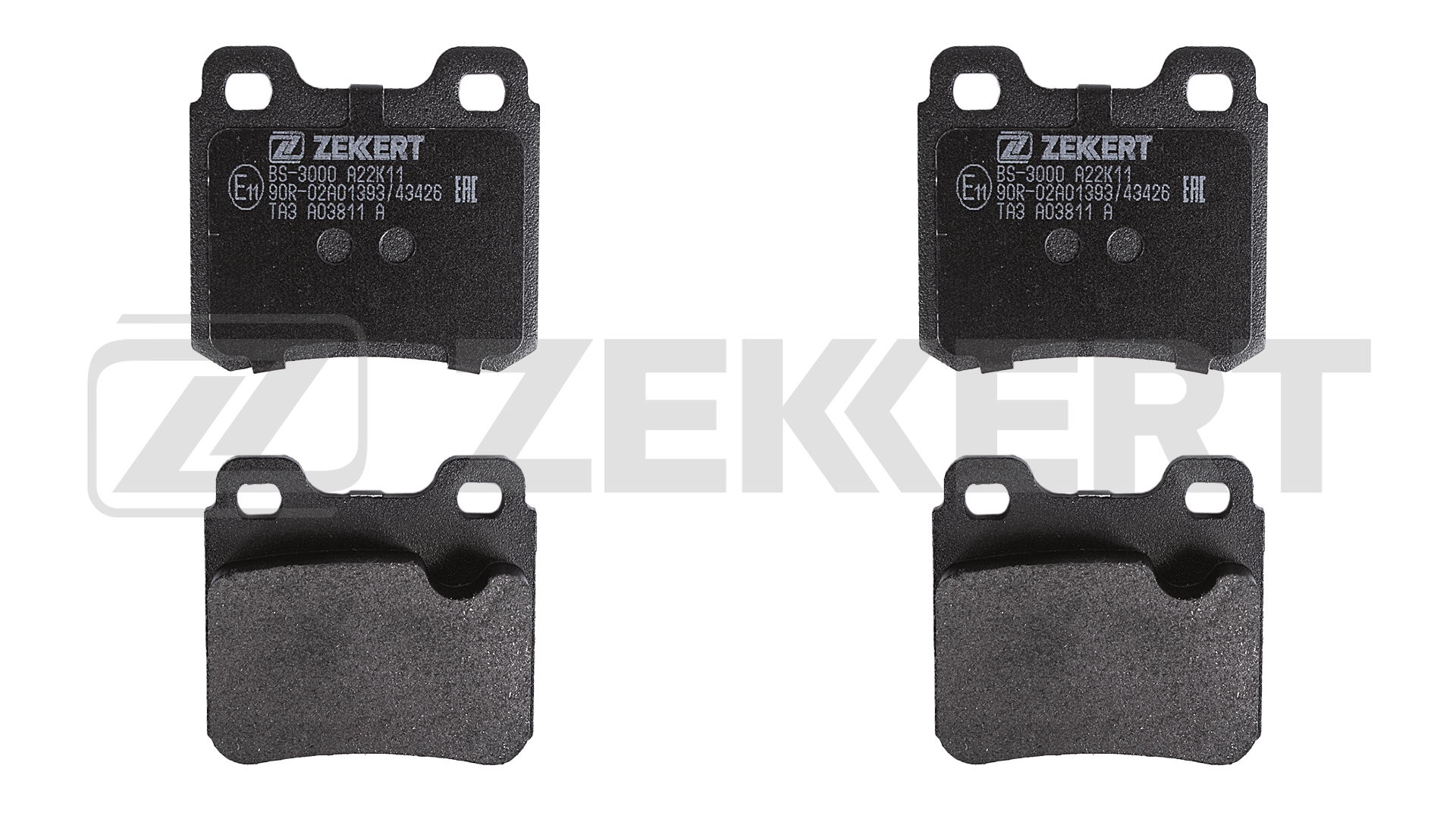 ZEKKERT BS-3000 - Тормозные колодки 