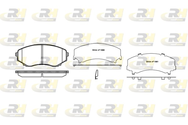 ROADHOUSE 2397.22 - Тормозные колодки 
