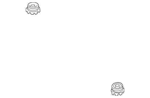 VOLVO 8678497 - сайлентблок ! рамы двигателя\ Volvo XC70