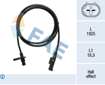 FAE 78524 - Датчик АБС (ABS)