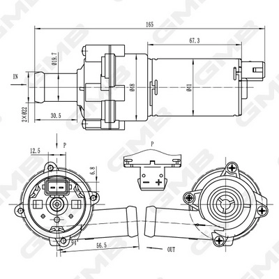 GMB GEW-BE011 - Водяной насос (Помпа)