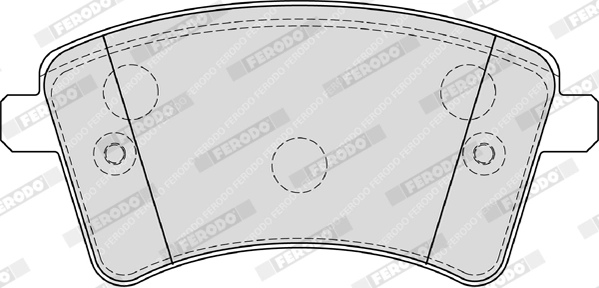 FERODO FDB4185 - Комплект тормозных колодок, дисковый тормоз PREMIER ECO FRICTION