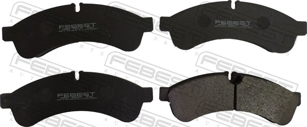 FEBEST 3801-DALR - Тормозные колодки 