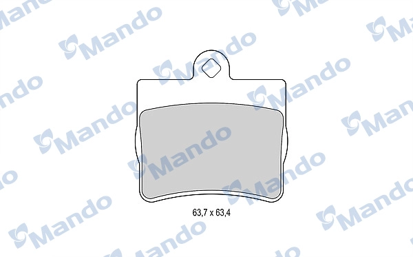 MANDO MBF015990 - Тормозные колодки 