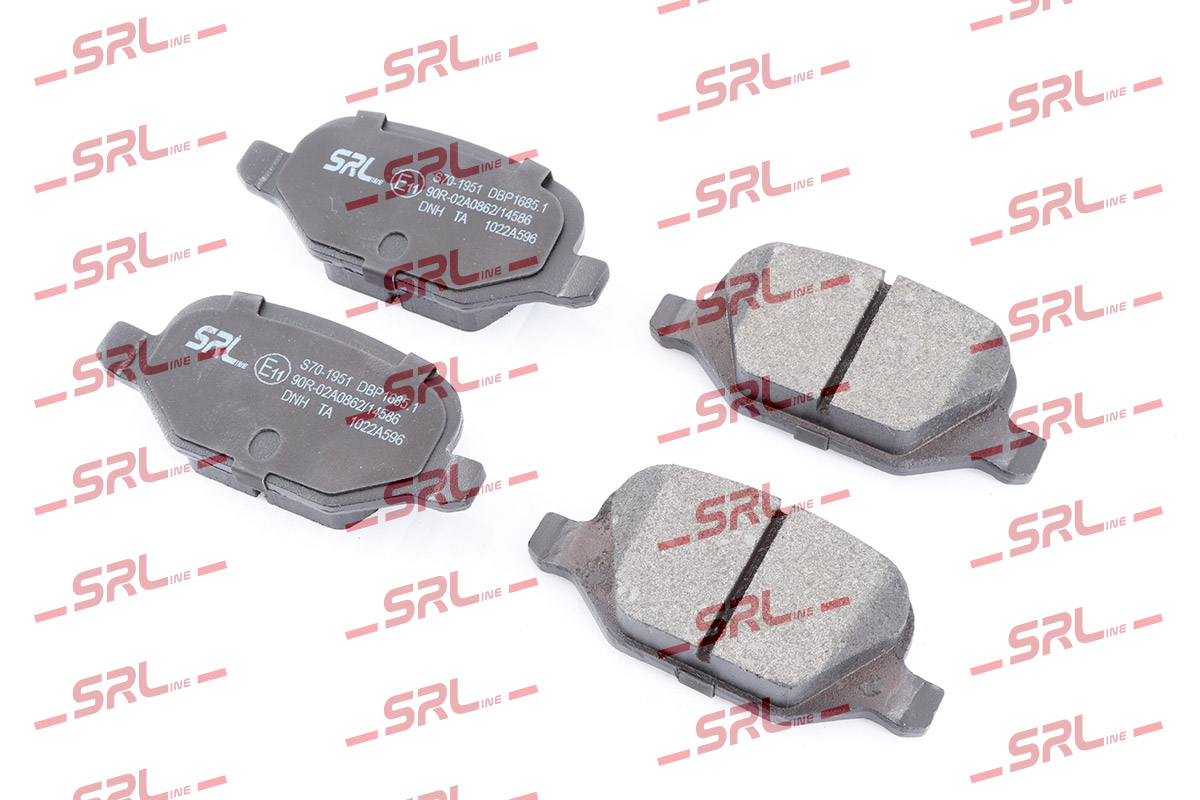 SRLINE S70-1951 - Тормозные колодки 