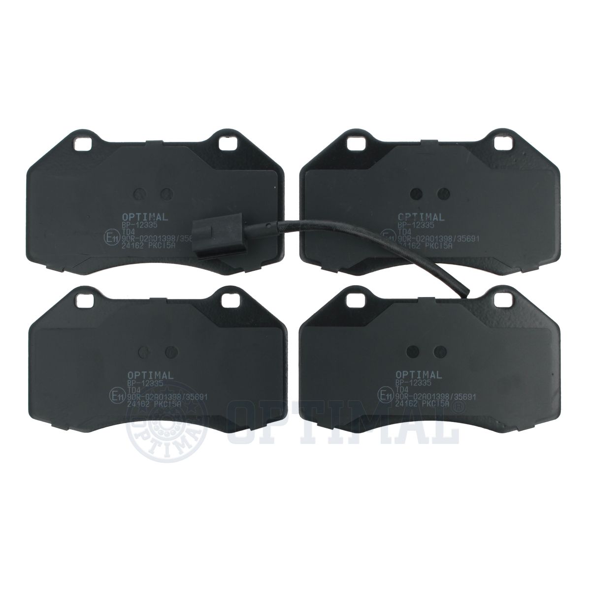 OPTIMAL BP-12335 - Тормозные колодки 