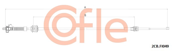 COFLE 92.2CB.FI049 - Трос КПП