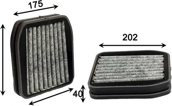 JS ASAKASHI AC0095CSET - Салонный фильтр