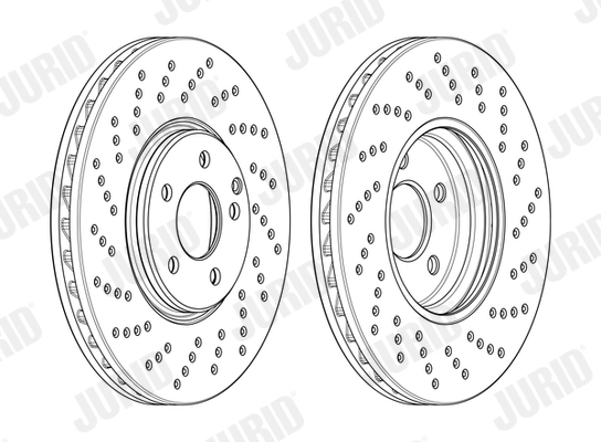 JURID 562404JC-1 - Тормозные диски