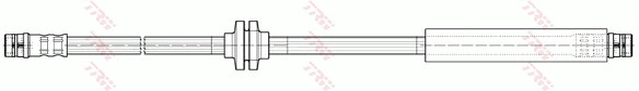 TRW PHA449 - Тормозные шланги
