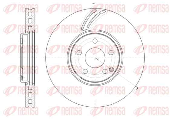 REMSA 61405.10 - Тормозные диски