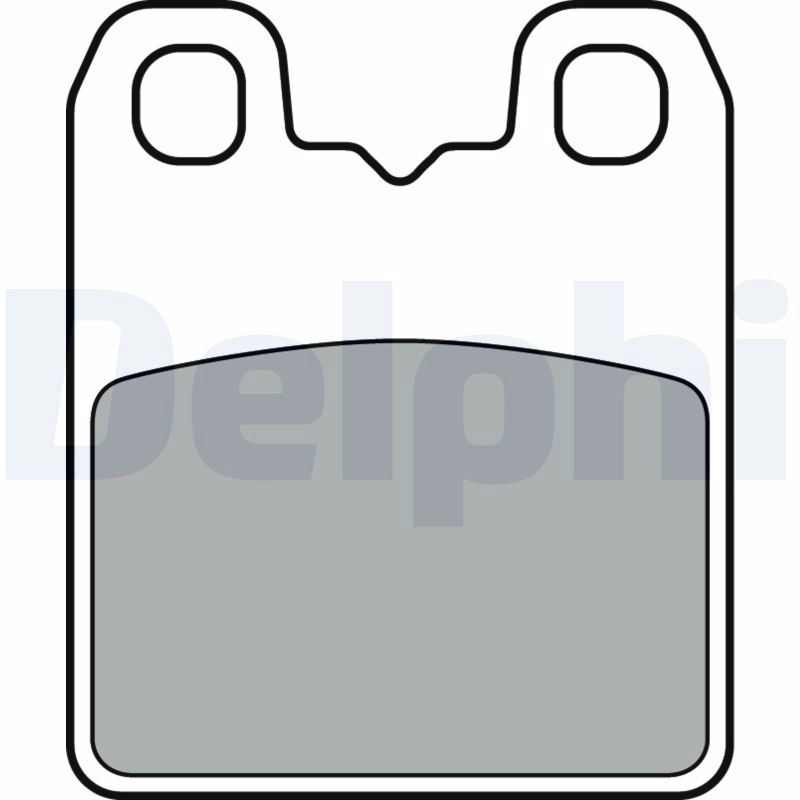 DELPHI LP3382 - Тормозные колодки 