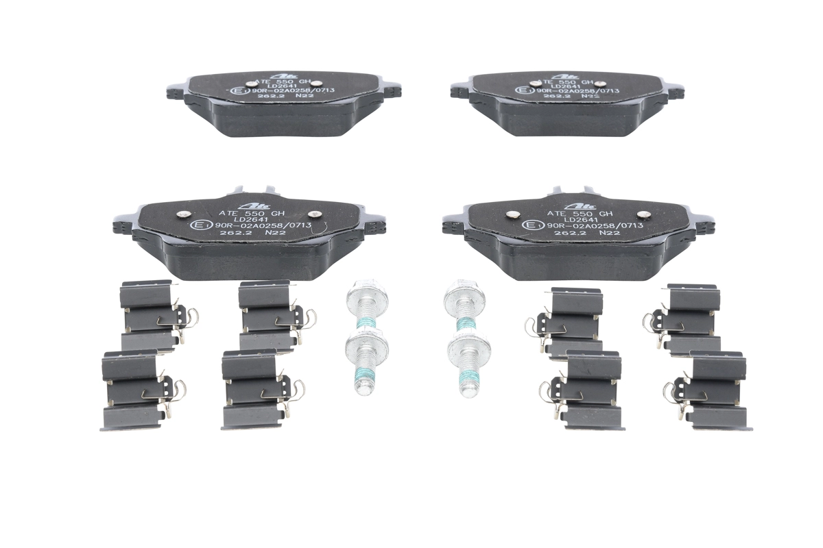 ATE 13.0470-2641.2 - Комплект тормозных колодок, дисковый тормоз ATE Ceramic