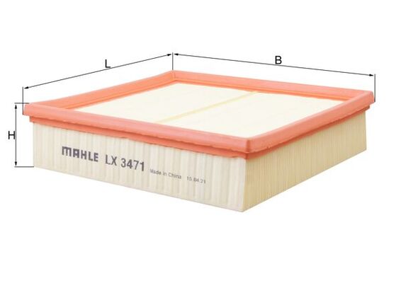 MAHLE LX 3471 - Воздушный фильтр