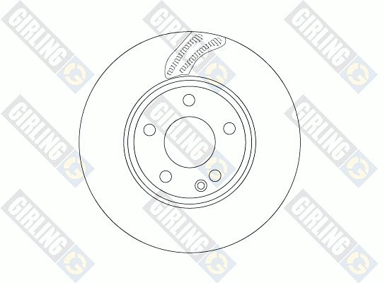 GIRLING 6065911 - Тормозные диски