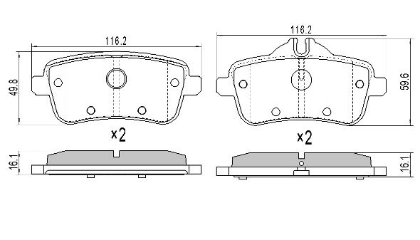 FREMAX FBP-1917 - Тормозные колодки 