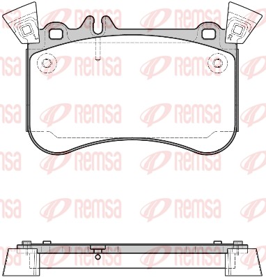 REMSA 1465.10 - Тормозные колодки 