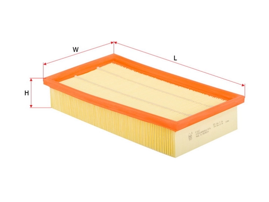 SAKURA AUTOMOTIVE A-2607 - Воздушный фильтр