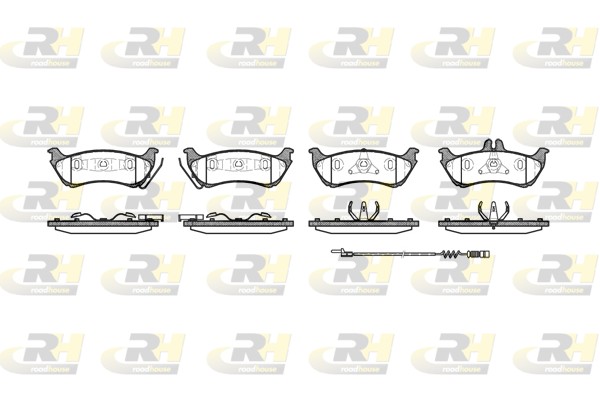 ROADHOUSE 2698.11 - Тормозные колодки 