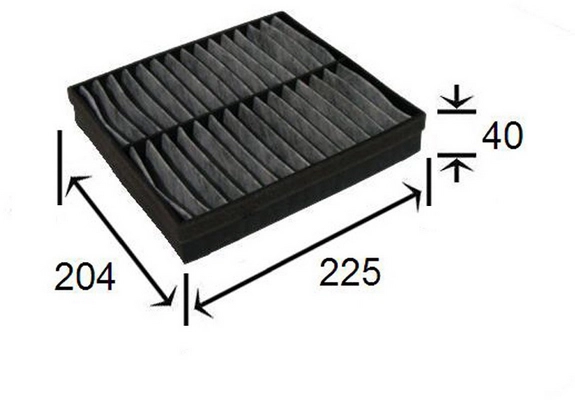 JS ASAKASHI AC0105C - Салонный фильтр
