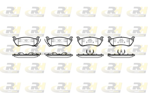 ROADHOUSE 2698.01 - Тормозные колодки 