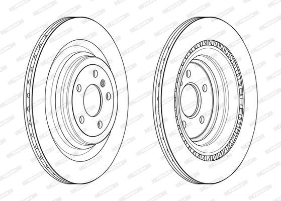 FERODO DDF2630C - Тормозной диск PREMIER
