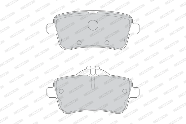 FERODO FDB4701 - Комплект тормозных колодок, дисковый тормоз PREMIER ECO FRICTION