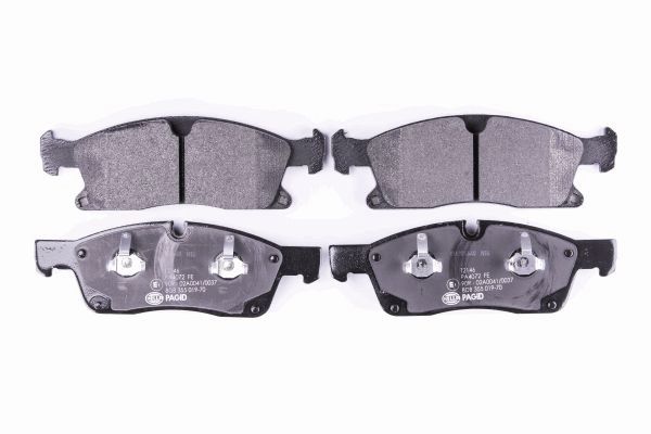 HELLA 8DB 355 019-701 - Тормозные колодки 