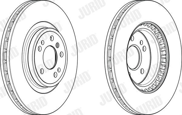 JURID 563002JC-1 - Тормозные диски