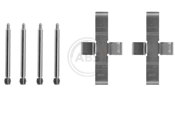 A.B.S. 1004Q - Ремкомплект тормозных колодок