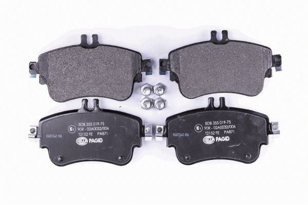 HELLA 8DB 355 019-751 - Тормозные колодки 