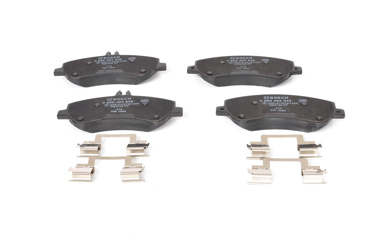 BOSCH 0 986 494 648 - Тормозные колодки 