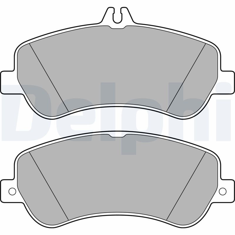 DELPHI LP2146 - Тормозные колодки 