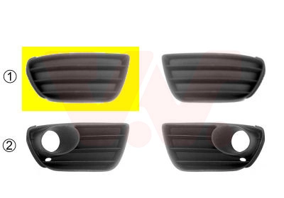 VAN WEZEL 1622592 - Облицовка, бампер ** Equipart **