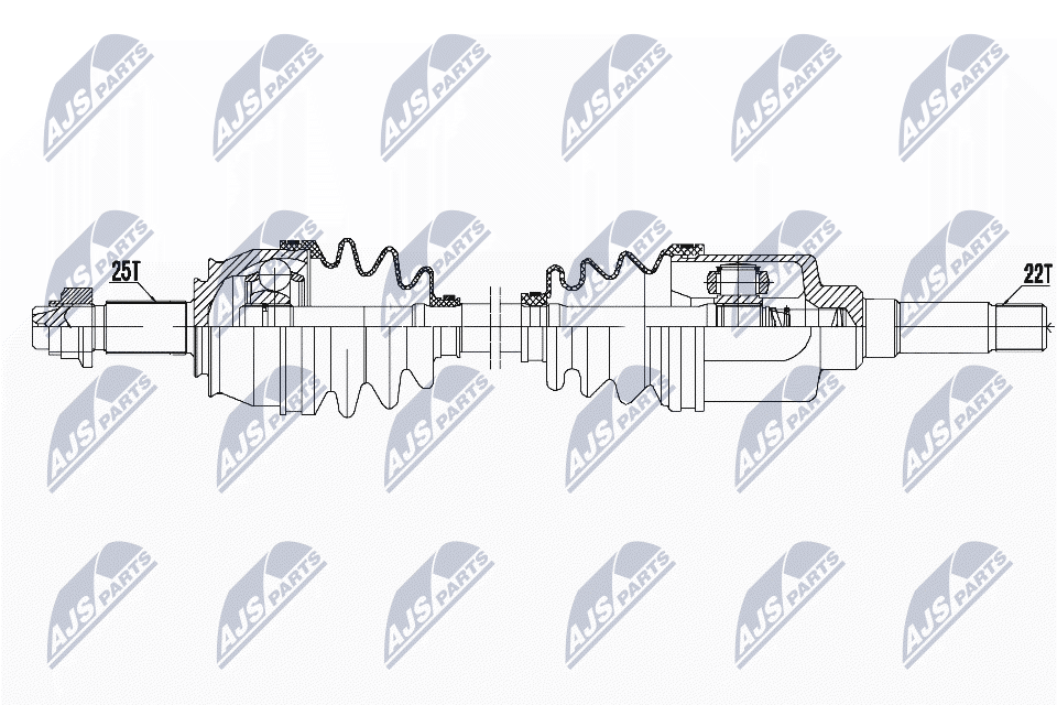 Приводной вал (полуось)