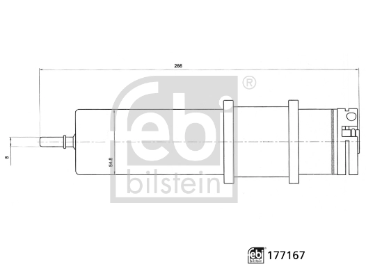 FEBI BILSTEIN 177167 - Топливный фильтр
